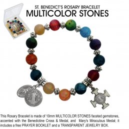 St benedict rosary bracelet new arrivals